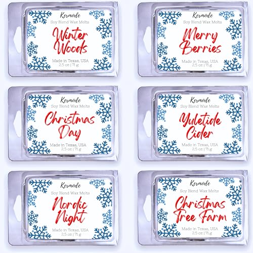 Kermode-Christmas-Wax-Melts-6-Amazing-Winter-Scents-for-Christmas-Wax-Warmer-36-Holiday-Scented-Wax-Cubes-Soy-Wax-Blend-15-oz Kermode Christmas Wax Melts 6 Amazing Winter Scents for Christmas Wax Warmer 36 Holiday Scented Wax Cubes Soy Wax Blend 15 oz