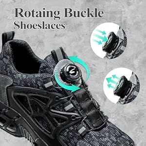 Veiligheidsschoenen Heren Dames Werkschoenen Lichtgewicht Sportieve Stalen Teen Schoenen Ademend Beschermend Schoenen 37-46EU, Bruin, 43EU