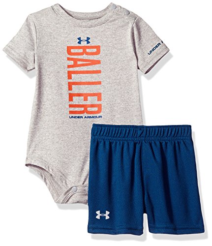 Under Armour Baby Boys' BABY BODYSUIT OR INFANT TEE SHORTS SET
