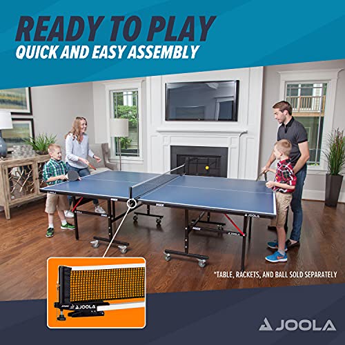 JOOLA Spring Professional Table Tennis Net and Post Set - ITTF Tournament Approved - 72in Regulation Ping Pong Net with Spring Activated Clamp Attachment - image 3