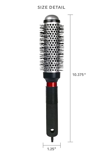 Miniatura 2 de Cricket Technique #310 - Cepillo térmico para el cabello de 1 pulgada sin costuras, cepillo de pelo de turmalina antiestática, cerdas iónicas para