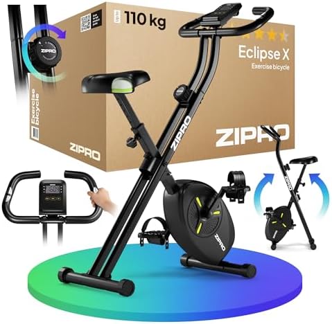 ZIPRO Bicicleta Estática Spinning Plegable Bici Exercise Bike Pro...
