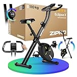 ZIPRO Cyclette da Casa Pieghevoliciclette Esercizi Pieghevole Professionale Bike Camera Palesta Bici Salvaspazio Orizzontale Smart Bicicletta Mini Magnetica Ciclet Home - Eclipse X