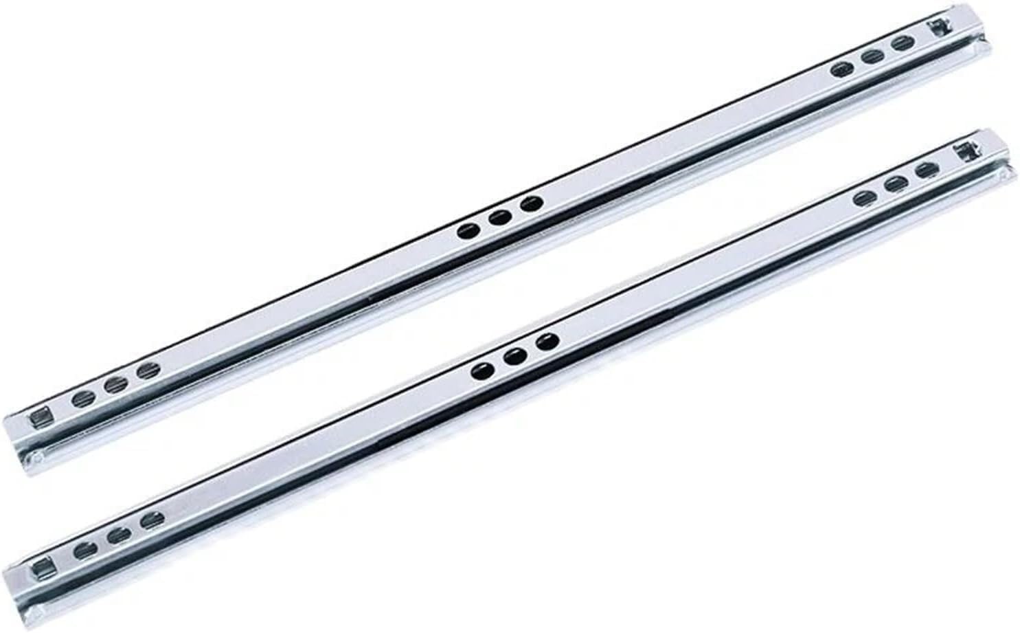 Drawer Runners Slides 2 Pcs Ball Bearing Telescopic Cabinet(450mm)