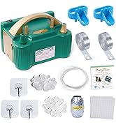 PartyWoo Balloon Pump, 110V 600W Electric Balloon Pump, Electric Balloon Inflator, Balloon Pump E...
