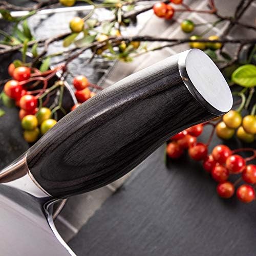 MAYiT Meat Cleaver Knife, 9Cr15mov Stainless Steel Kitchen Slicing Knife Chef Knife Vegetable Cutter Meat Cleaver Chinese Knife Kitchen Cooking Tools