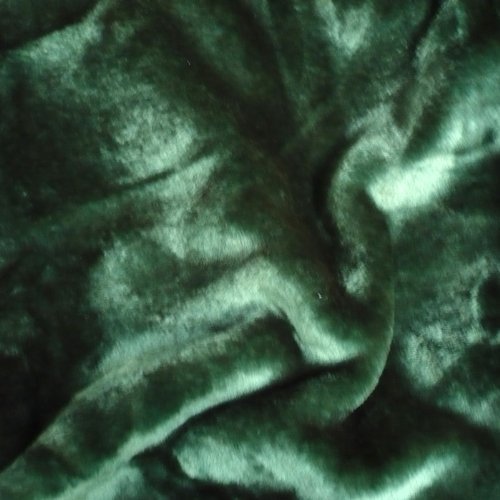 Sara Solid Mink Bed Blanket, Queen/Full, Green