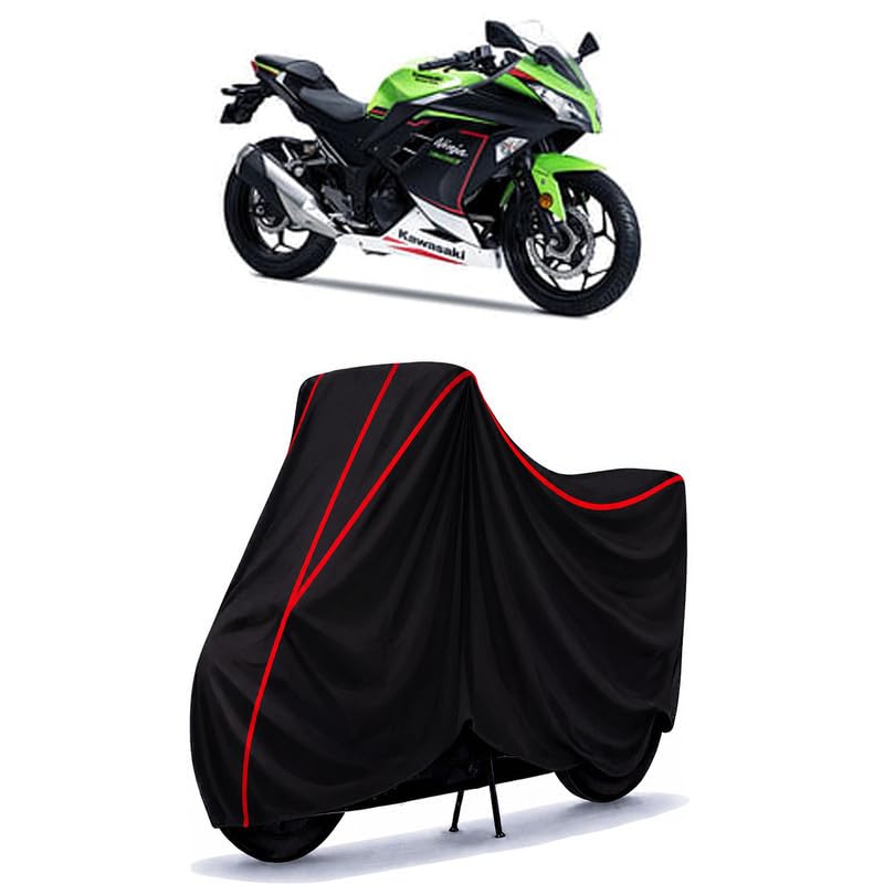 Image of Z650 Water Resistant Bike Cover for All Motorcycles & Scooters | Heavy Duty Premium Taffeta Fabric | UV Protection, Dustproof, Scratchproof | All Weather Two Wheeler Body Cover with Elastic Bottom