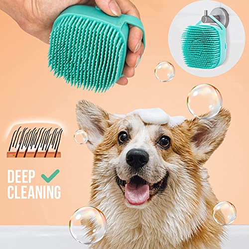 Image of 6 in 1 Pet Grooming Kit for Dog and Cat with Shedding Brush Nail Clipper Bath Brush Flea Comb and Complete Grooming Tools Set for Home Pet Hair Care Fur Cleaning and Professional Daily Pet Grooming Use