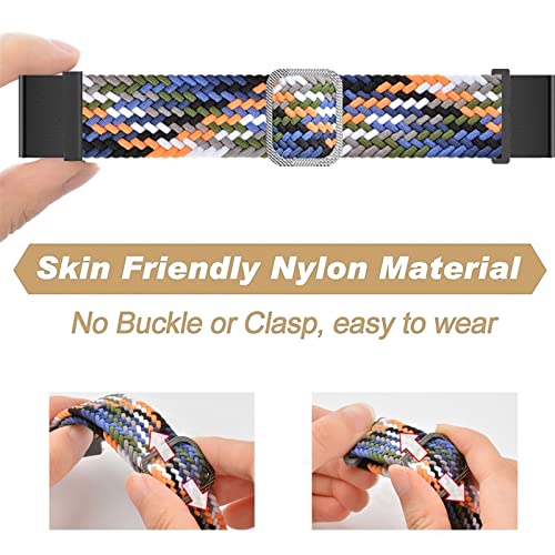 GXFCUK Pulseira de pulso esportiva de nylon 26 22 mm para Garmin Fenix 7 Fenix 7X Easy Fit Quick Rel