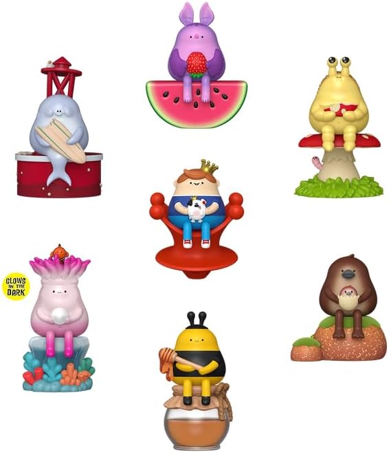 Funko Blonks Animal Afternoon by Sad Salesman Premium Blind Box, Vinyl Collectible Figures, Blind Packaging, 4 Inch, 6-Pack