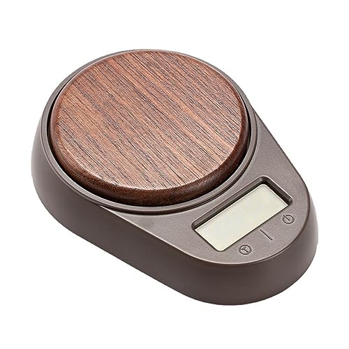 Generic 小型軽量木製電子計量器 0.1g単位 ? 天然木使用スケール 高精度センサー搭載 ハイビジョンLCD ティーやコーヒー計量に
