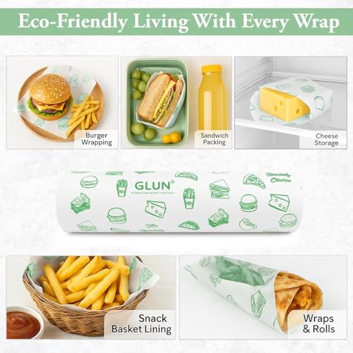 Image of 60 Meter Bakery Paper Roll, Non-Stick Back Food Wrapping Paper, Roti Wrapping, Baking Non-Stick, Re-Heatable, Oven Safe Paper