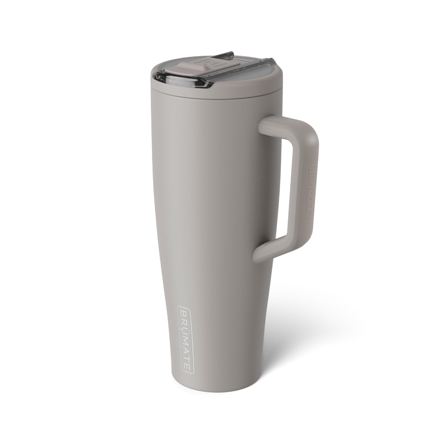 BrüMate Era Flip 40oz Tumbler with Covered Flip Down Straw | 100% Leakproof Insulated Tumbler | Made of Stainless Steel | Cup Holder Friendly Base | 40oz (Mocha) - 3