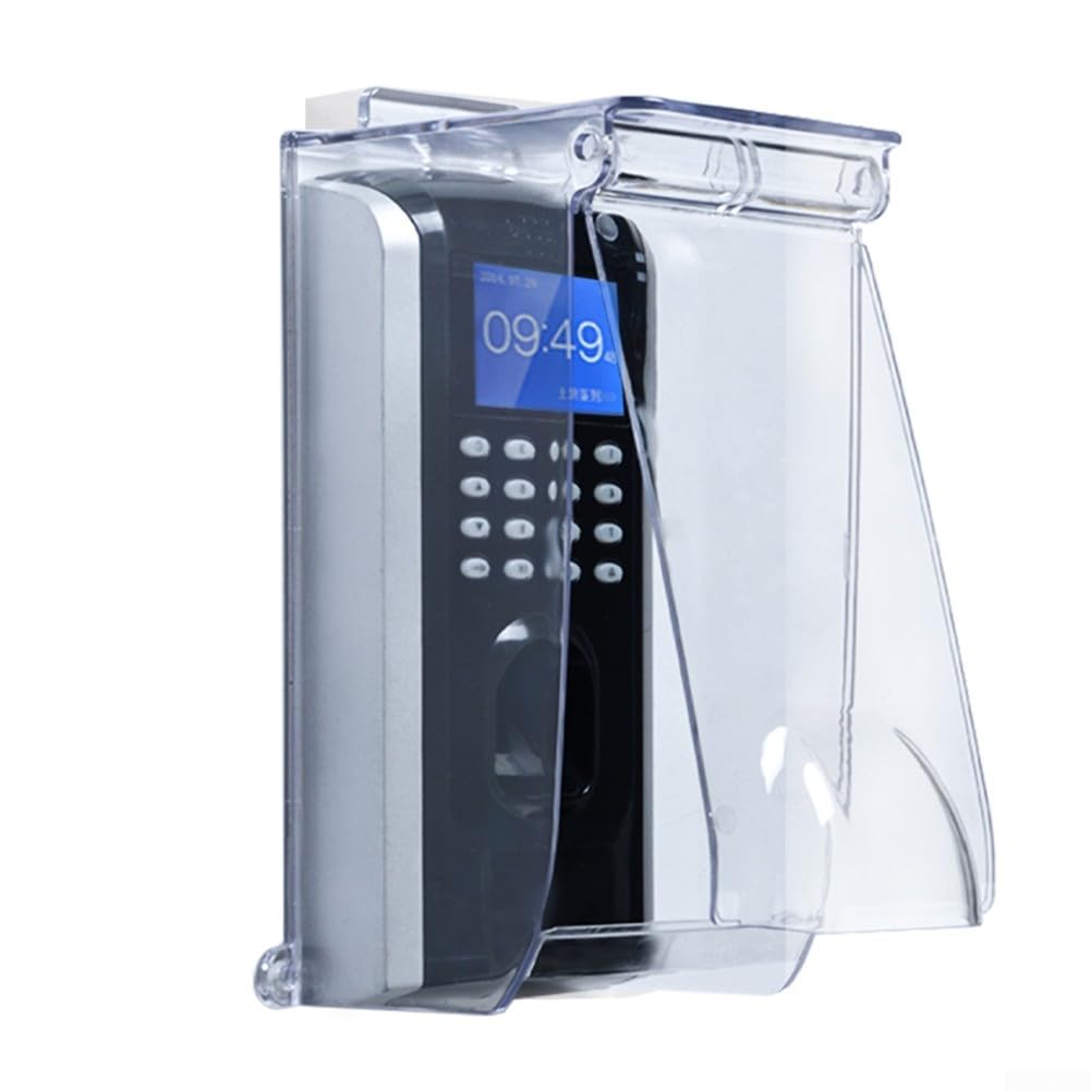 Boîtier étanche pour sonnette avec rabat transparent mobile