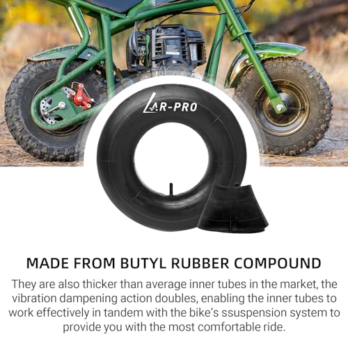 Image of AR-PRO (2-Pack) Universal 145 /70-6 ATV Inner Tubes - 450 /530-6 Heavy Duty Inner Tubes Compatible with 90cc 4-Wheeler ATV, Go-Kart, Mini Chopper, Lawn Mowers, and Hand Trucks