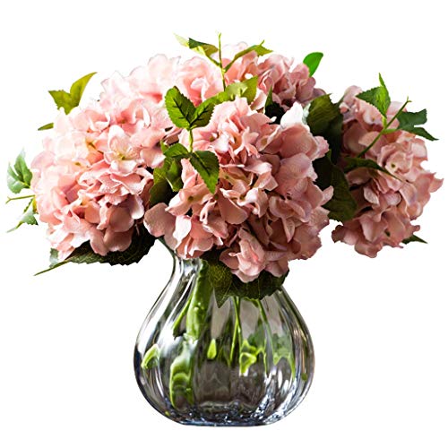 Hydrangea rose artificiel pour fleurir un meuble sans entretien - 2