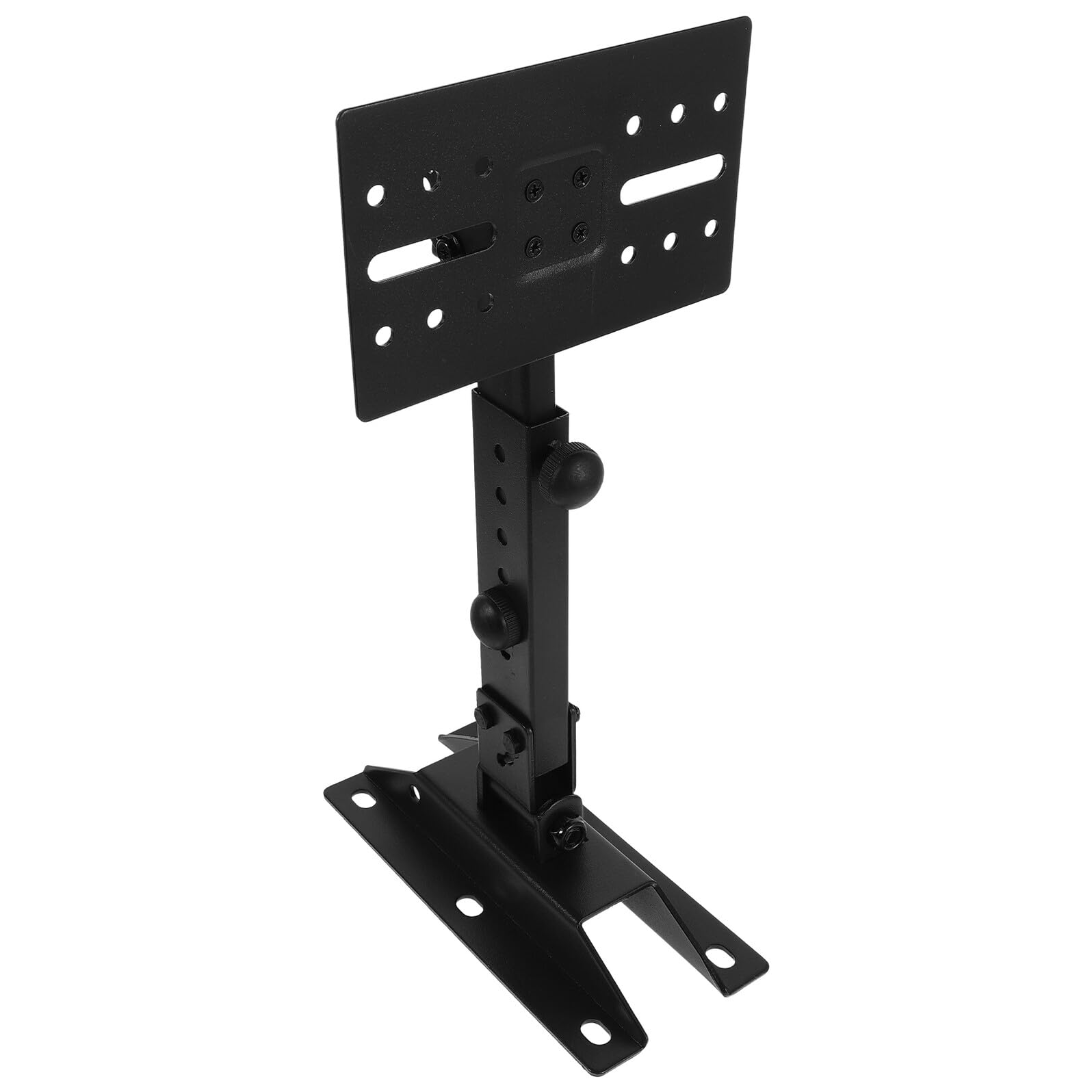 Support Mural Réglable pour Enceinte en Métal Robuste Bras Extensibles Fixation Murale pour Système Audio Ktv et Home Cinéma Optimisé pour Installation Espace Réduit 1 Pièce
