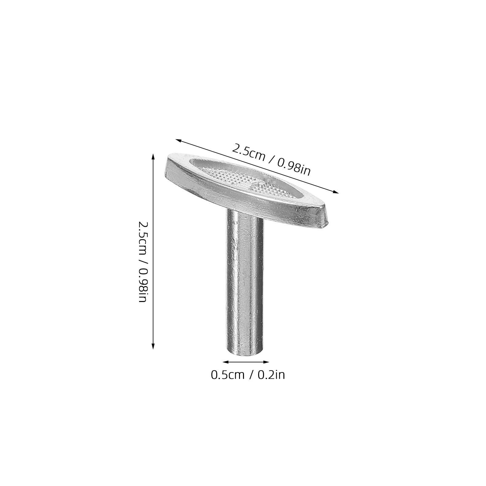 Clé De Remontage Pour Boîte à Musique Amosfun 25mm - Fer Argenté - Lot De 6 - Accessoire DIY - 2