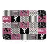 jejeloiu Cheerleading Bathroom Rugs 20'x32' for Kids Teens Girls Woman...