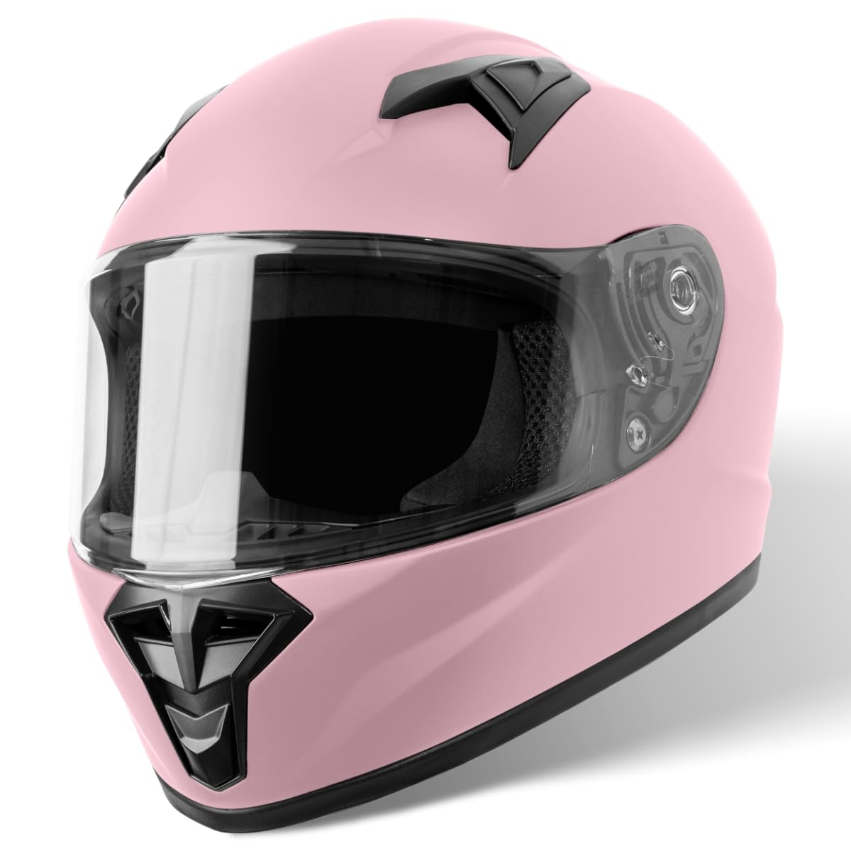 VINZ Parana Casco Integral Niño | con Visera | En Tamaño YS - YXL | ECE 22.06 Homologado | para Moto & Scooter & Vespa