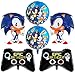 FANDE Palloncini Sonic Foil, 6PCS Sonic The Hedgehog Balloons Forniture Sonic The Hedgehog Palloncini Stagnola Ballons per Feste Buon Compleanno Set
