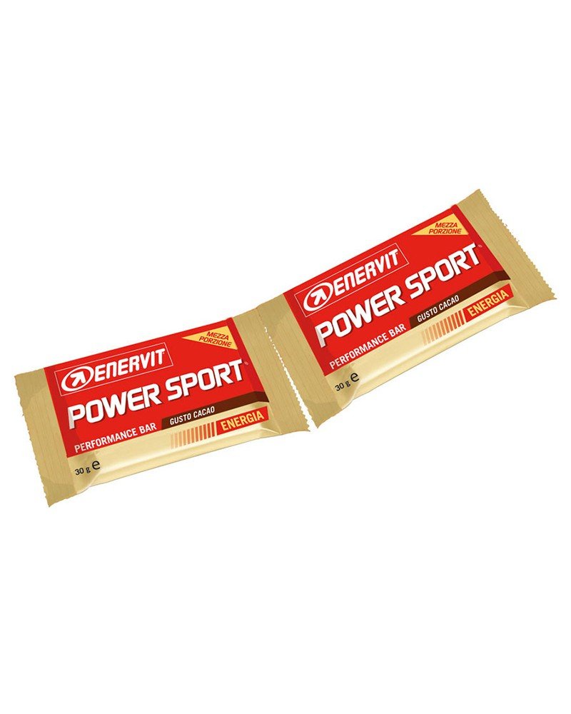 Enervit Power Sport Double Use Barretta Energetica Gusto Cacao, Box Da 28 Pezzi Da 60 gr