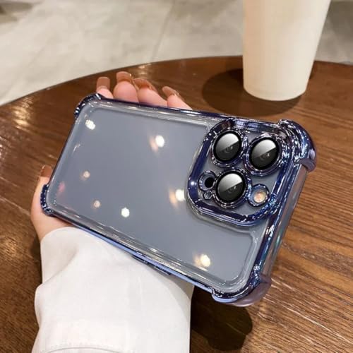 RNOZX iPhone 15 Pro Max�p �������b�L���H �����V���R���P�[�X �ϏՌ��o���p�[�J�o�[�iiPhone 15 Pro Max�p/�u���[�t�B�����j