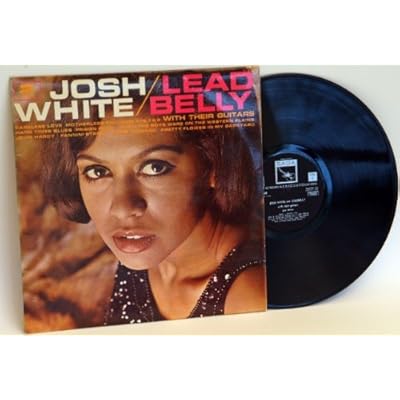 Josh White Lead Belly. with there guitars . UK pressing 1965 mono