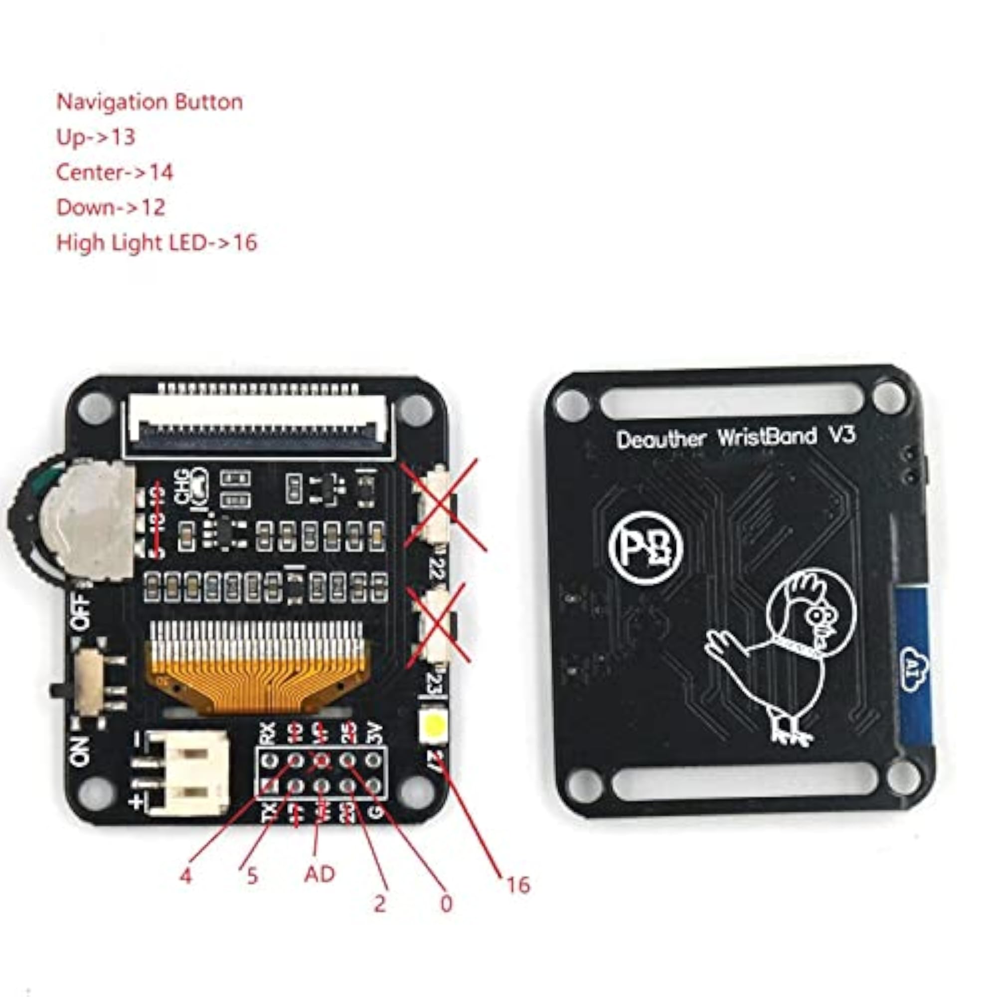 Professional WiFi Test Tool Smart Watch in Black
