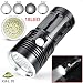 Produktbild LED Taschenlampe 45000 Lumen, Gusspower 18 x XM-L T6 LED Superhelle LED Wasserdichte Tragbare Taktische Fackel, 4 Modis Einstellbar, Perfekt für Nacht-Laufen,Camping,Lesen,Joggen usw