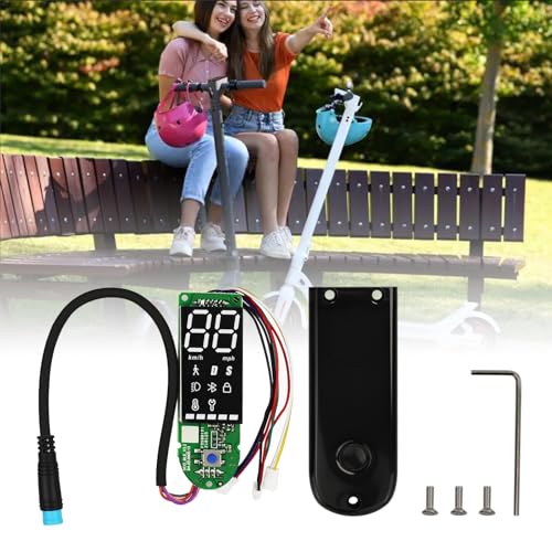 Dashboard Circuit Board Digital Display, Electric Scooter Board Dashboard Cover Set for MAX G30, Electric Modification BT Digital Display Dashboard with Display Panel Cover - Thumbnail 5