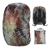 M METERXITY Waterproof Backpack Rain Cover, 15L-25L Waterproof Backpack Cover, Bag Rain Cover with a Carry Pouch for Hiking/Biking/Camping/Outdoor Traveling [Digital Camouflage]