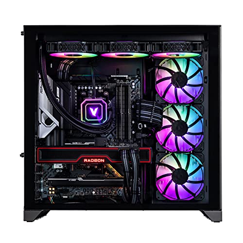 Image of Velztorm Septex Custom Built Gaming Desktop PC (AMD Ryzen 7 7700X, Radeon RX 9070 XT, 64GB DDR5, 8TB PCIe SSD, RGB Fans, 360mm AIO, 1000W PSU, WiFi 6E, Bluetooth 5.2, RJ-45, Win 11 Pro)