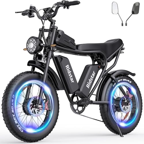 Electric Bike Q20, 2000/1500W, 37/30MPH,52V 40AH,48V/20AH