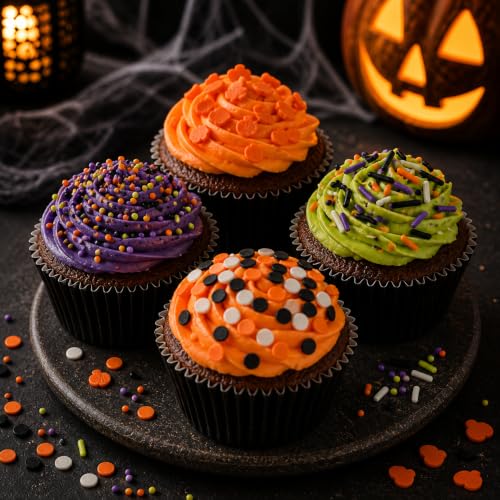 Image of Sprinkles for Cake Decorating Edible Pearls 10.8oz Halloween Sprinkles Mix