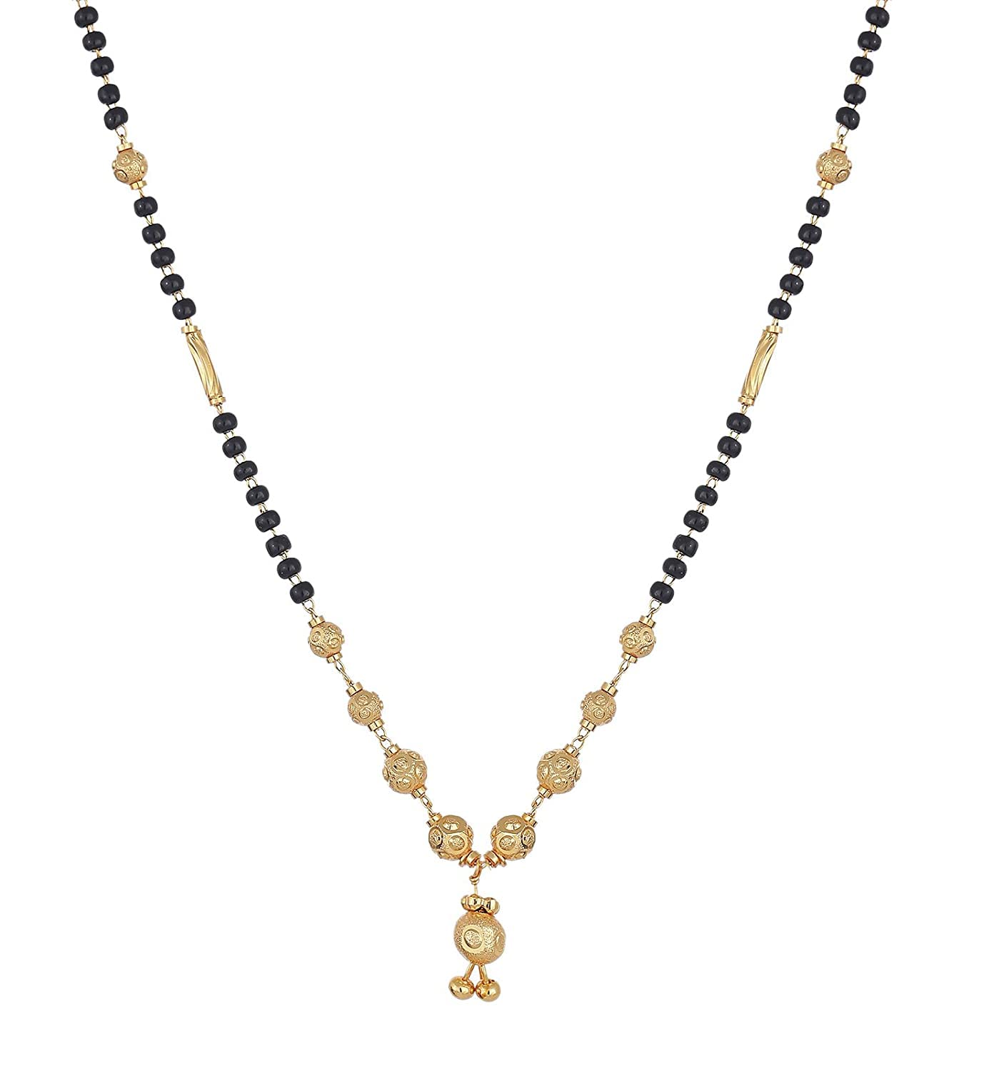 SONI DESIGNS Pearl Mangalsutra With Black Bead Chain for Women mangalsutra for women stylish new mangalsutra for women (B0C61N3YM4) Amazon Price History, Amazon Price Tracker
