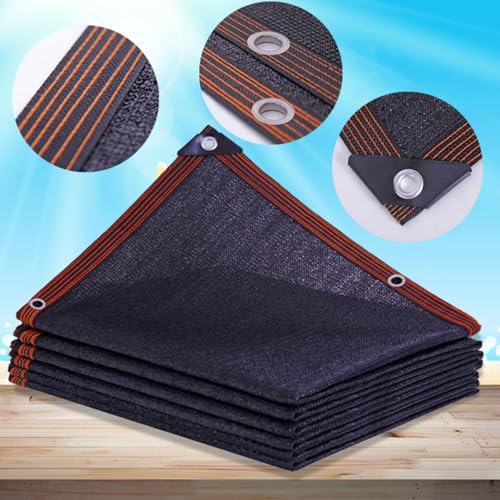 Filet d'ombrage résistant aux UV 8x15m avec œillets pour serre