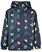 Minecraft - Veste de pluie pour garçons Veste de pluie pour l'extérieur 100% imperméable avec capuche - Imperméable pour enfants - Imperméable bleu marine pour garçons - Age 9-10 ans