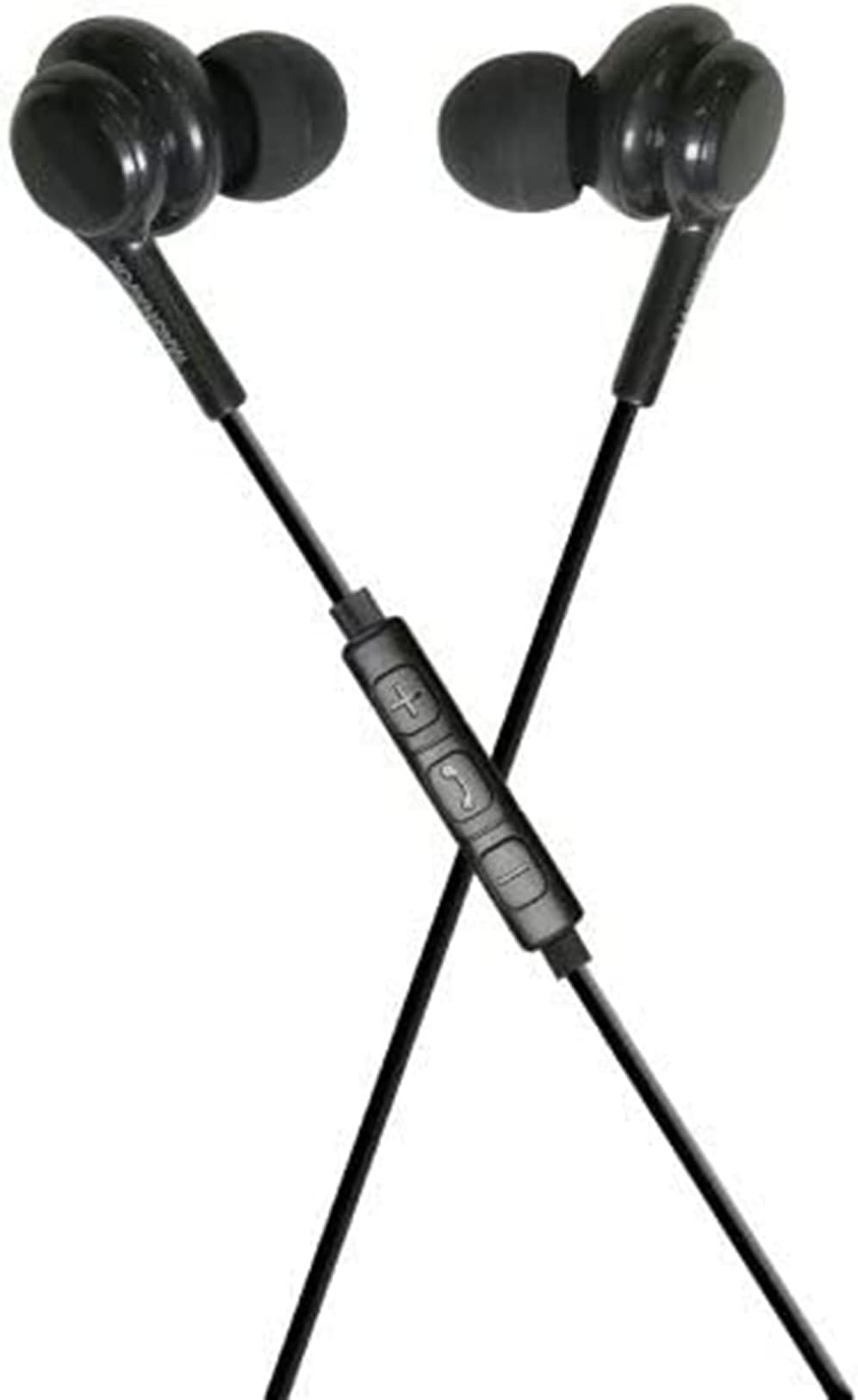METAL EARBUDS MIC/REMOTE BLACK