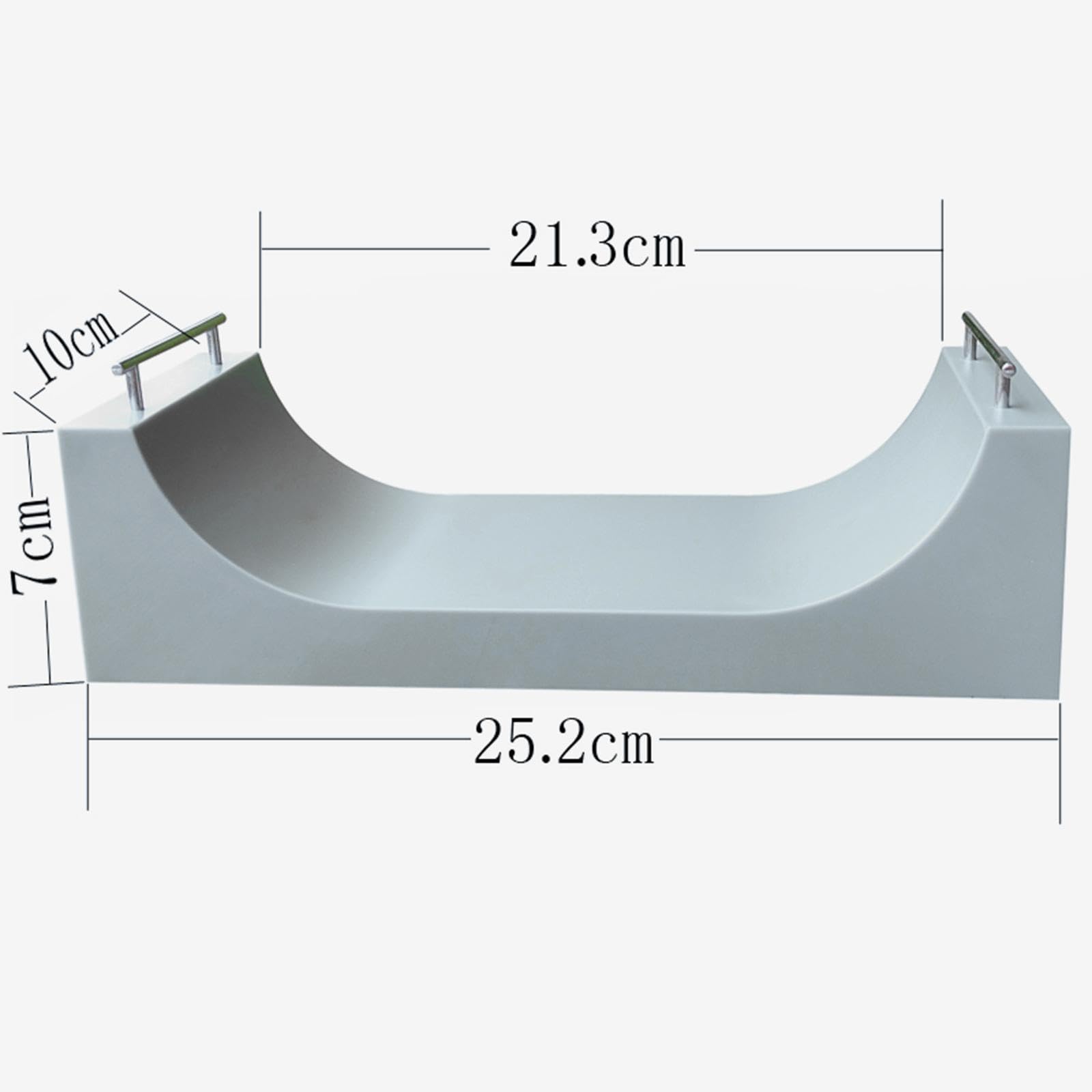 Mini Rampa per Skateboard da Dito in Lega di Plastica, Aiuta a Migliorare La Coordinazione Occhio-Mano, La Concentrazione E Le capacità Motorie Fini, U Ramp
