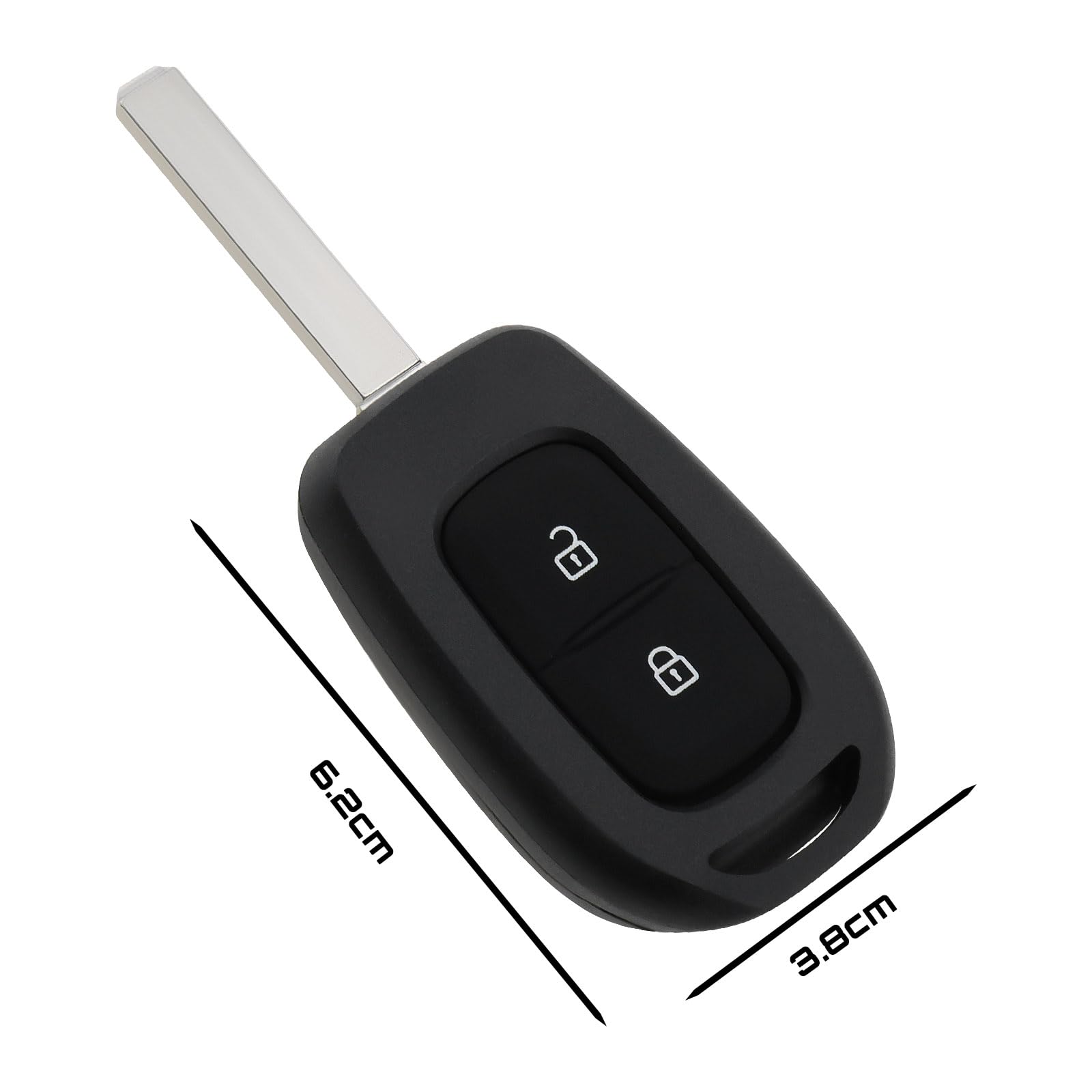 LT Easiyl 2 Buttons Remote Case Car Key Fob with VA2 Blade Compatible with Dacia Compatible with Duster Compatible with Logan Compatible with Sandero - Image 4