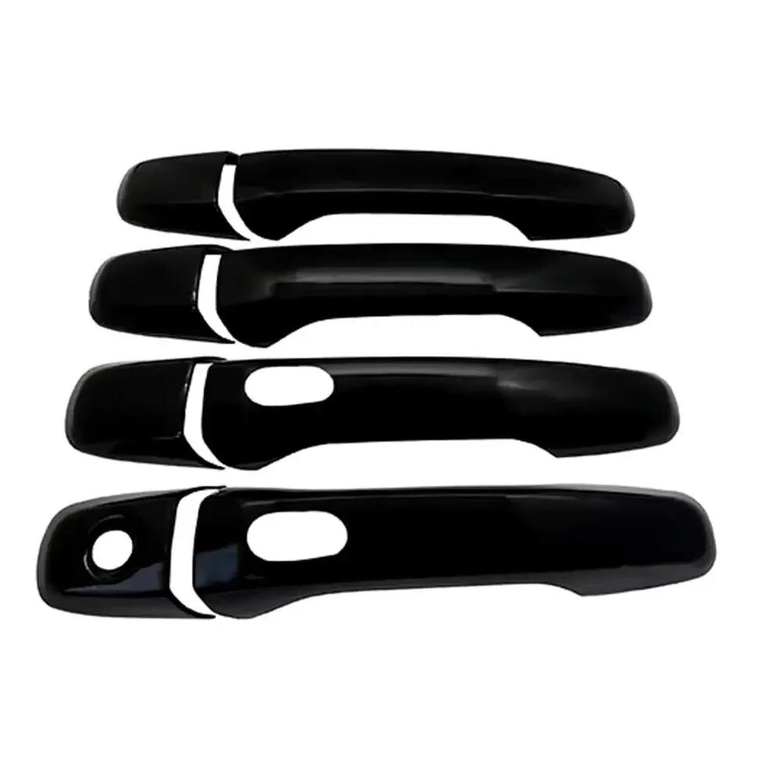 KJHOPY Car Door Handle Cover Stickers Decorative Strips Protective Accessories for Ford for Explorer 2011-2019(Style 4)