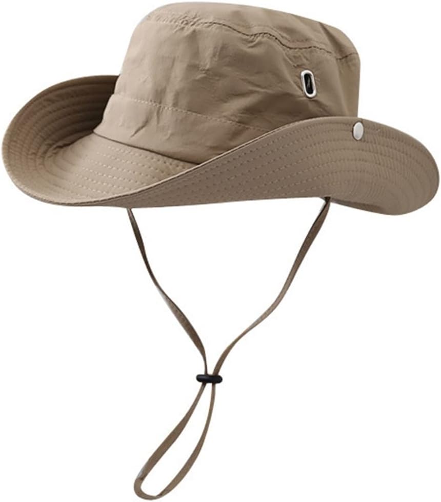 [たけち] アウトドアハットメンズサマースタイルフィッシャーマンズハットサンシェーディングアウトドアバイザーハットハイキング登山男性
