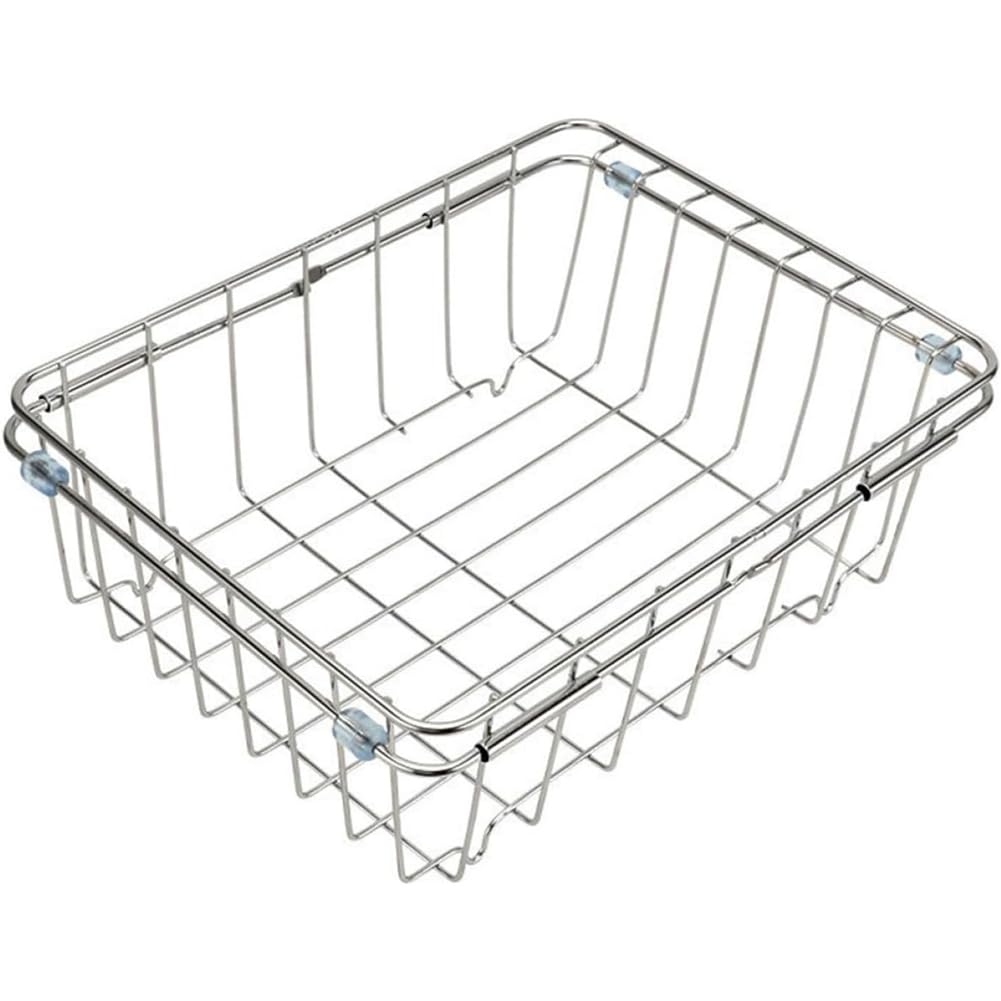 UDSKNV[KSL Sink Drying Rack Stainless Steel Dish Drying Rack with Handle, Expandable for Kitchen Counter and Vegetable Washing