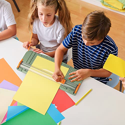 Firbon A4 Paper Cutter 12 Inch Titanium Straight Paper Trimmer With Side Ruler For Scrapbooking Craft, Paper, Coupon, Label, Cardstock (Morandi) #TOP5