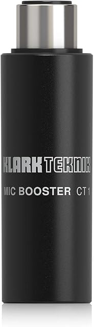 Klark Teknik MIC BOOSTER CT 1 Amplificador Compacto para Micrófono Dinámico