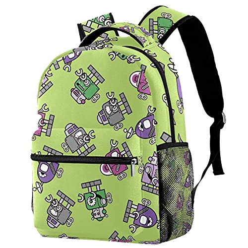 Sac à dos d'école résistant pour ordinateur portable et grand cartable décontracté multicolore