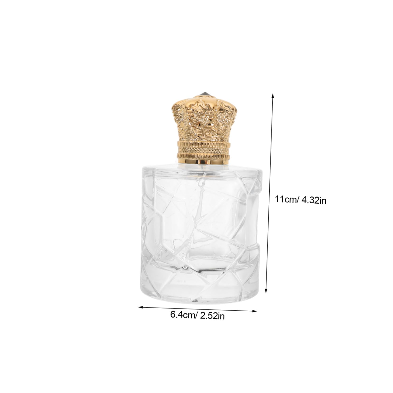 3 Szt Butelki Na Perfumy Podróżne Szklane Butelki Na Próbki Mini Puste