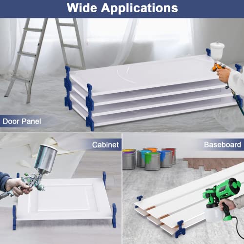 Paint Racks, Spray Paint Drying Racks, Painters Painting Brackets, Door Painting Rack For Cabinets, Paint Interior Or Exterior Doors And Trim & Kitchen Cabinet Doors For Stacking System(Pack Of 8) #TOP5